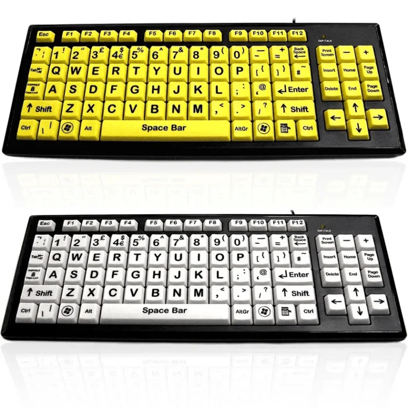 big-button-keyboard-colours big button keyboard